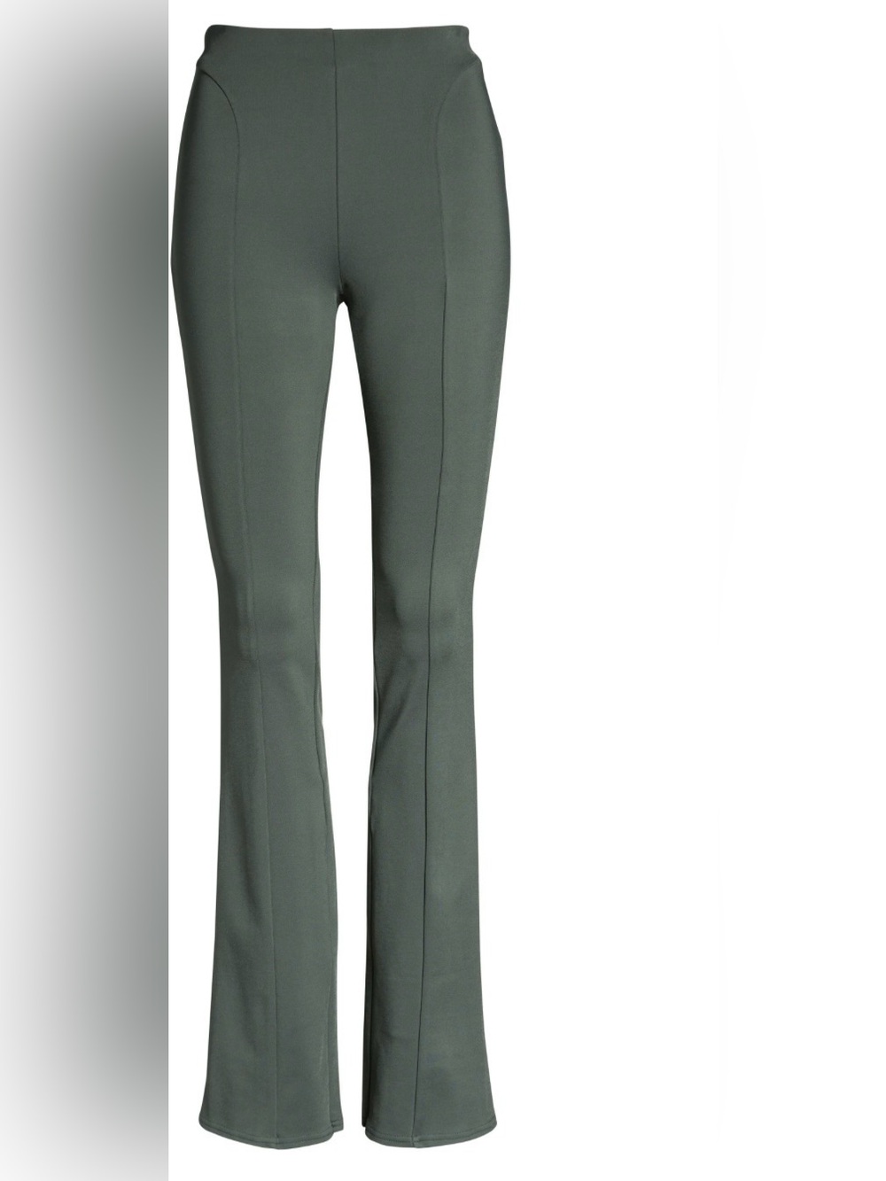 ALO YOGA High-Waist Zip It Flare Legging Green XXS